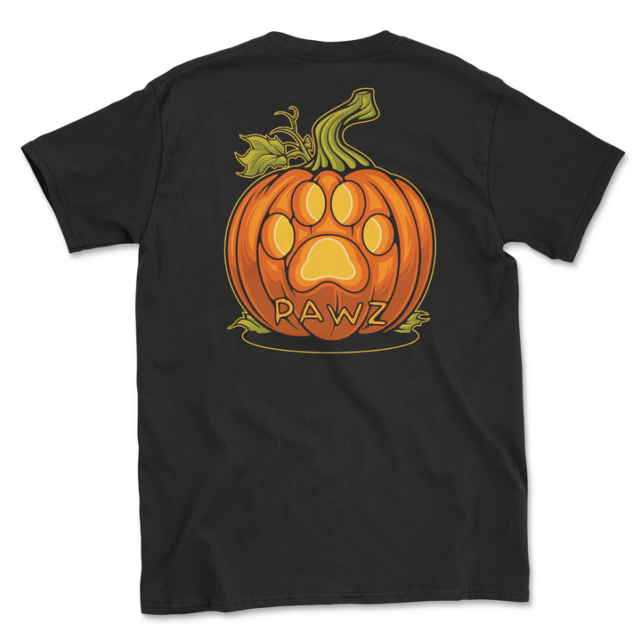 Pawz-O-Lantern (Adult Short Sleeve T-Shirt)