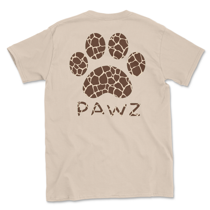 Giraffe Paw (Adult Short Sleeve T-Shirt)