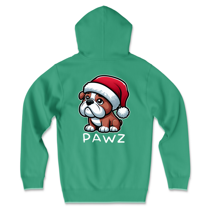 Bulldog Christmas (Adult Hoodie)