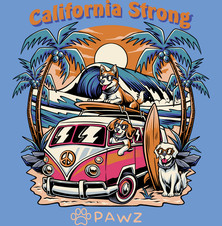 Cali Rescue Bus (Adult Short Sleeve T-Shirt)