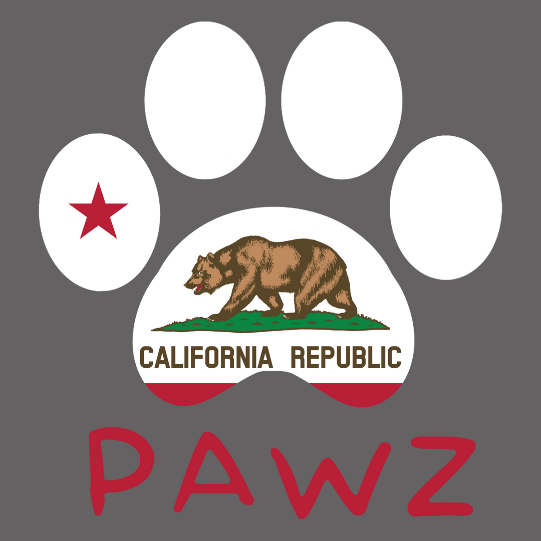 California Flag Paw (Adult Hoodie)